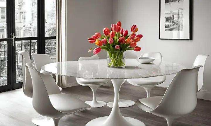 Tulip Dining Table: A Modern Marvel
