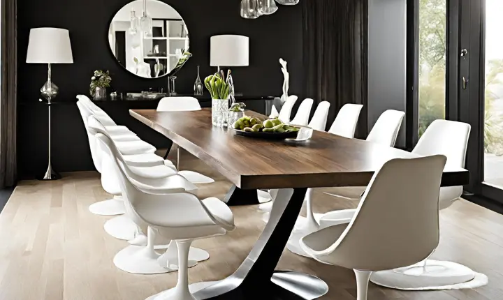 Rectangular Tulip Dining Table: Where Style Meets Function