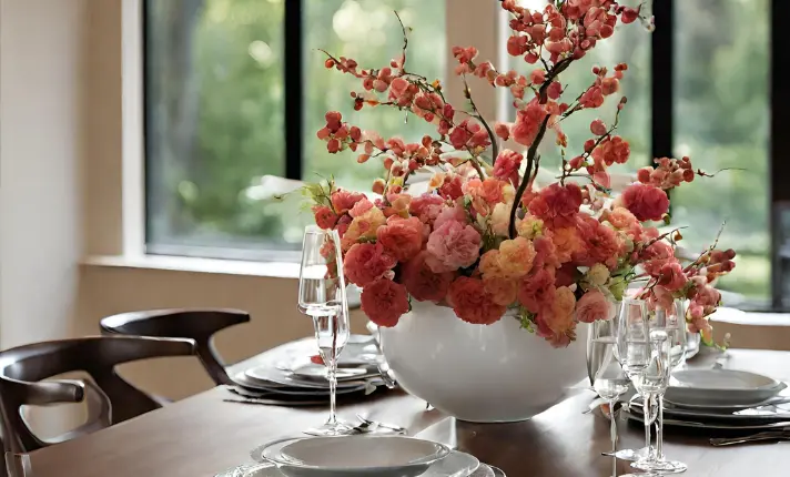 Contemporary Centerpieces for Dining Table